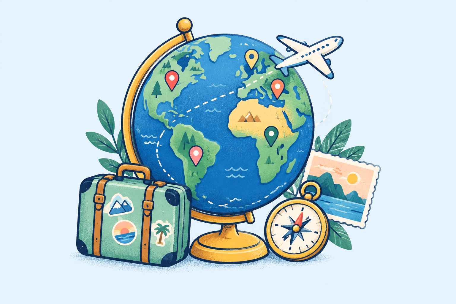 En leken verden full av reisemuligheter